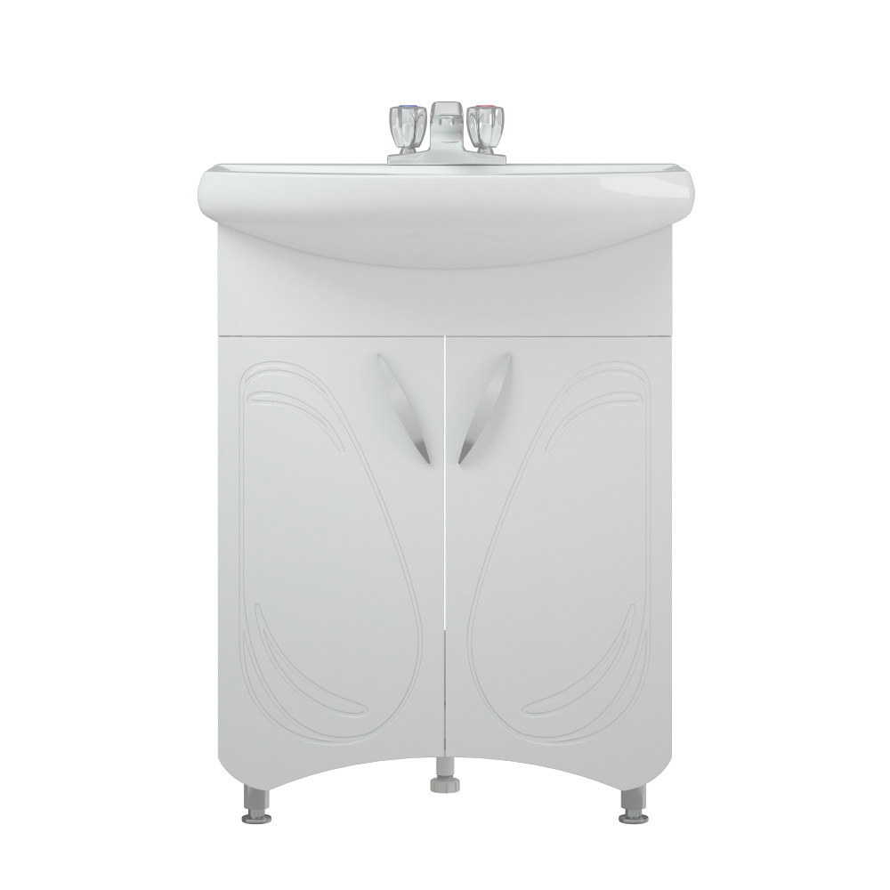 Изображение товара Тумба под раковину напольная Corozo SD-00000314 60см цвет белый