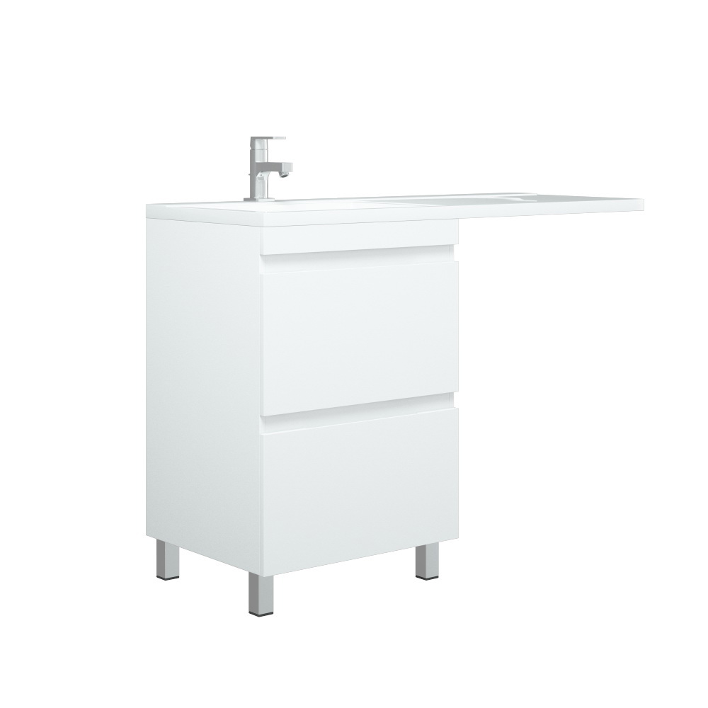 Изображение товара Тумба под раковину напольная Corozo SD-00000500 57см цвет белый