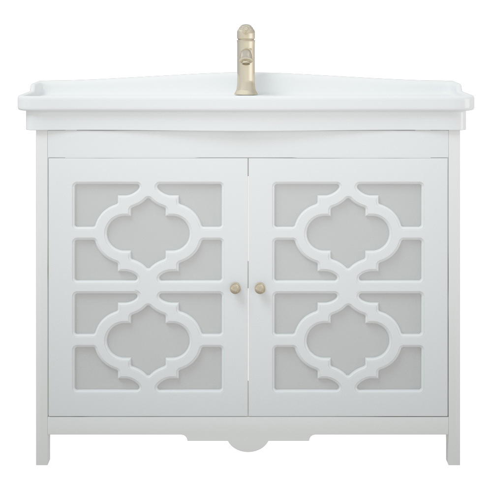 Изображение товара Тумба под раковину COROZO SD-00000970 85 см белая напольная