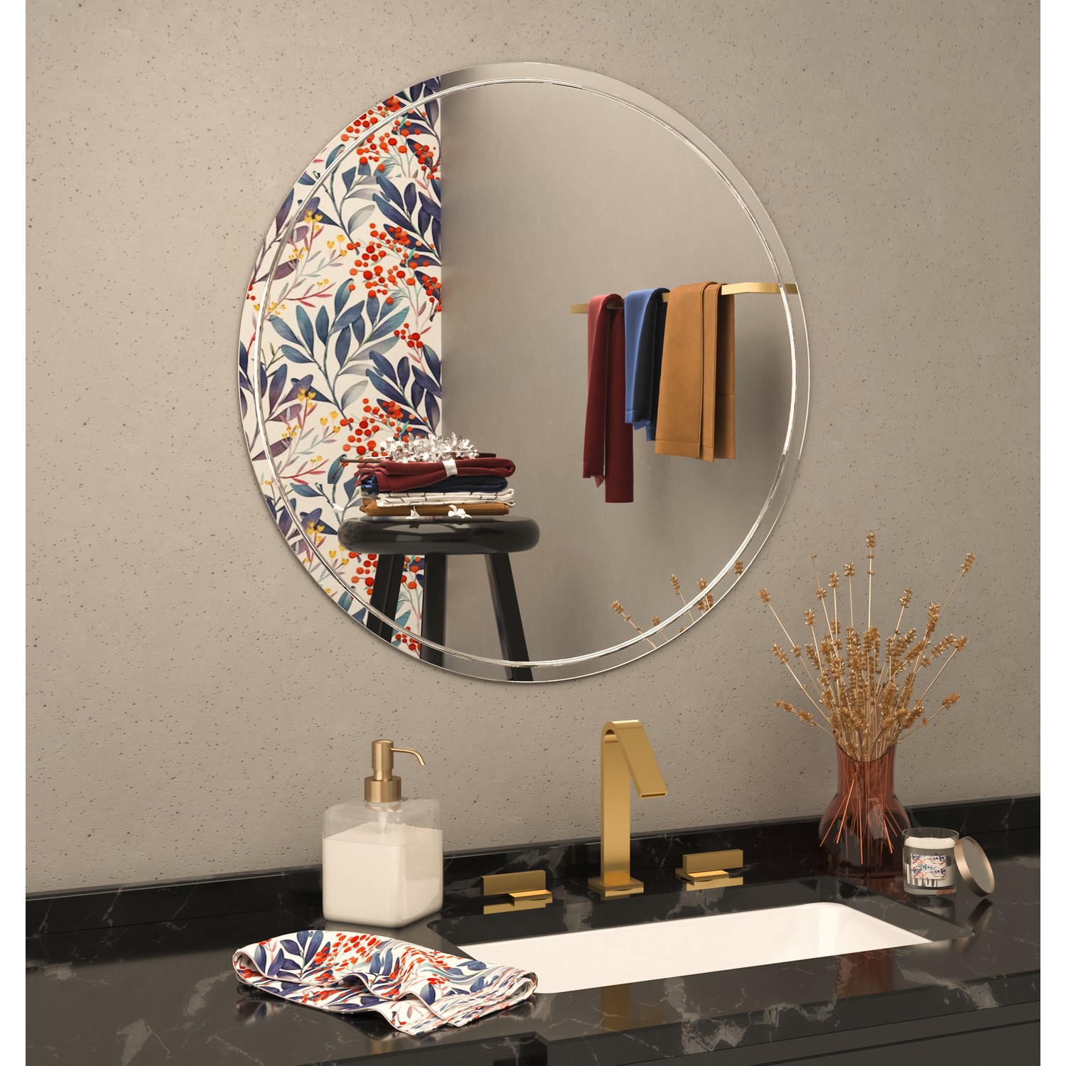 Изображение товара Зеркало для ванной Mixline 550053 60x60см