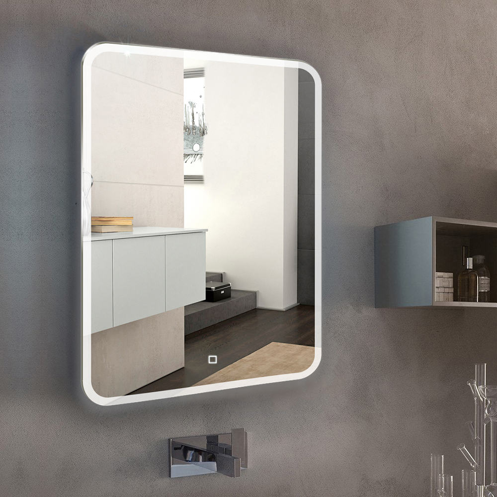 Изображение товара Зеркало для ванной Azario LED-00002249 с подсветкой 60x80см Изображение товара Зеркало для ванной Azario LED-00002249 с подсветкой 60x80см