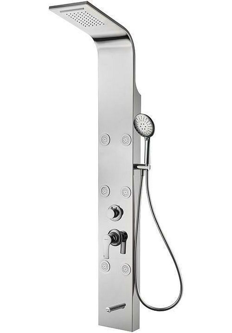 Изображение товара Душевая стойка Aquanet Galaxy Shine AP40-01 с смесителем и хромированной отделкой