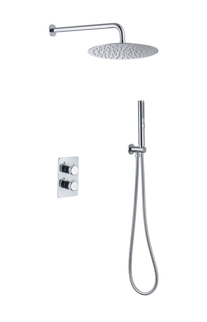 Изображение товара Душевая стойка Allen Brau 00265384 с термостатом и хромированным покрытием