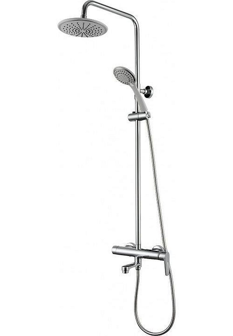 Изображение товара Душевая стойка Aquanet 00243326 с однорычажным смесителем белый хром