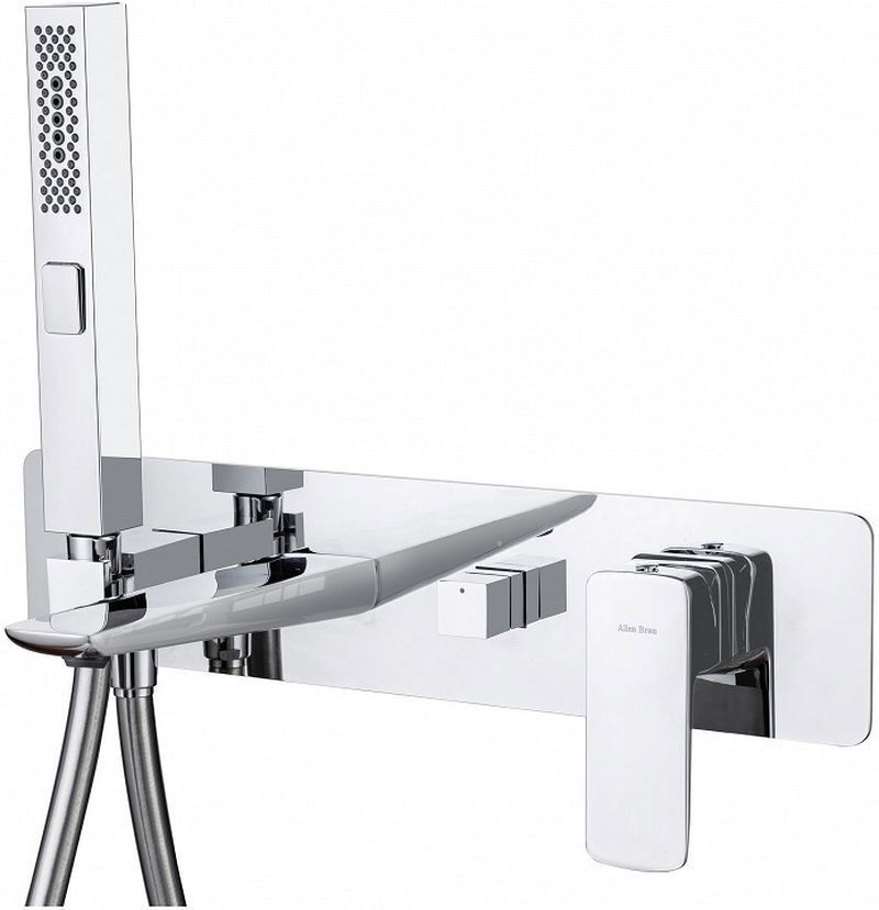 Изображение товара Смеситель для ванны Allen Brau 00265447 с душевой лейкой хром Германия