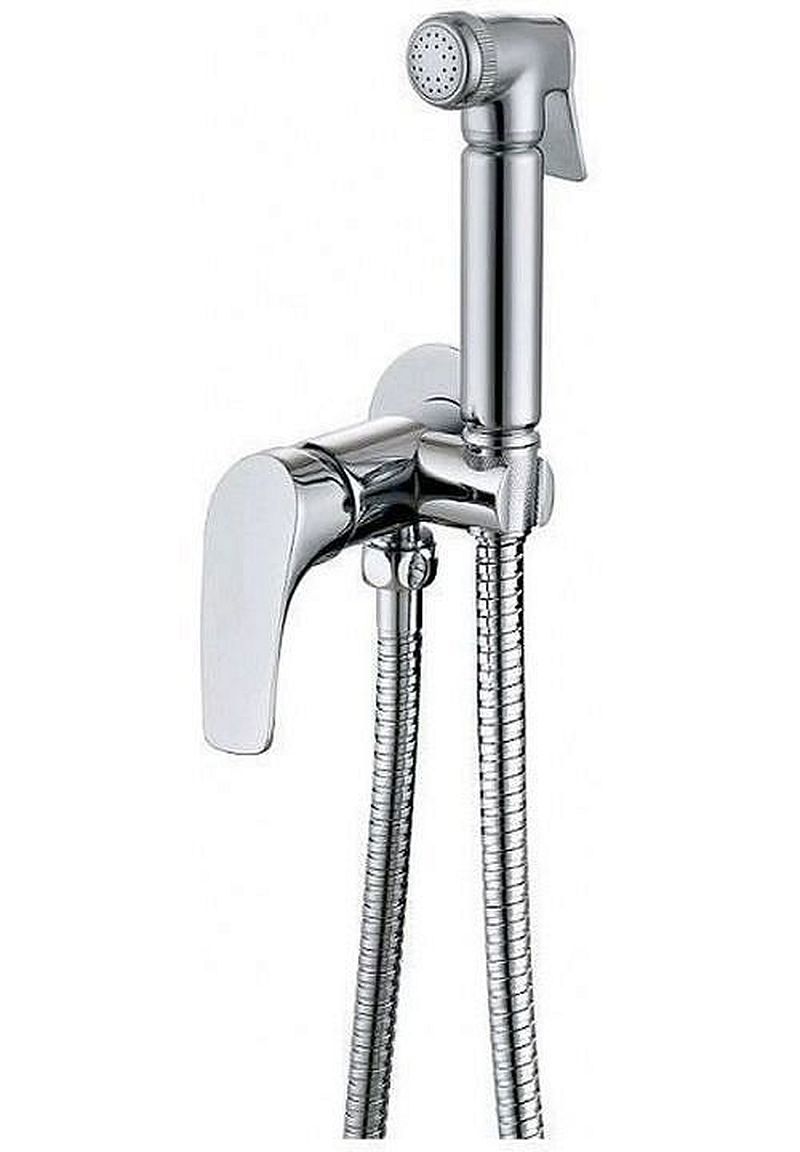 Изображение товара Набор для подключения гигиенического душа Aquanet 00225485 цвет хром