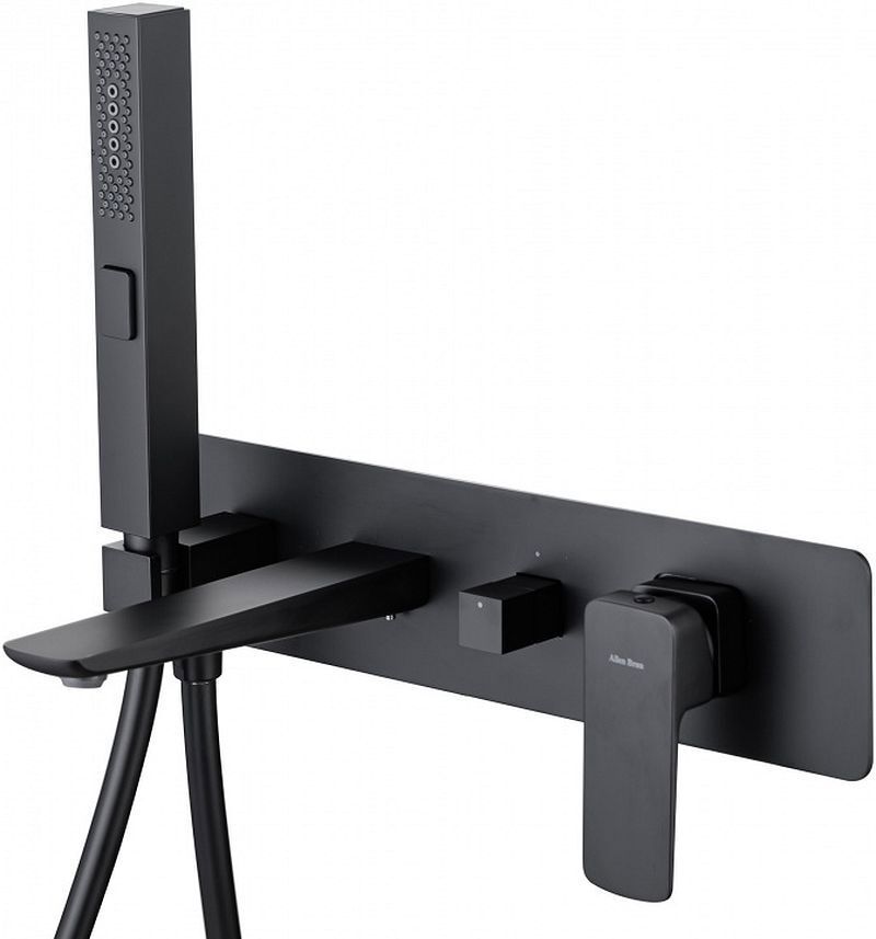 Изображение товара Смеситель для ванны Allen Brau 00265448 с душевой лейкой черный