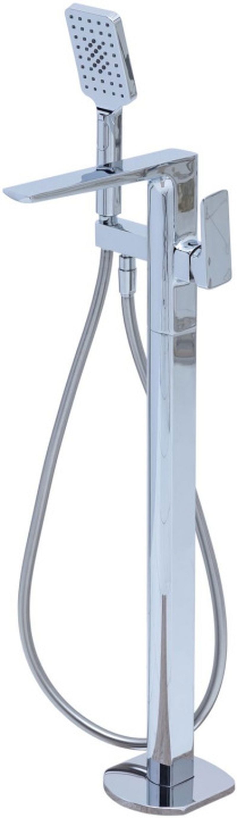 Изображение товара Смеситель для ванны Allen Brau Infinity 00265451 хром с душевой лейкой напольный