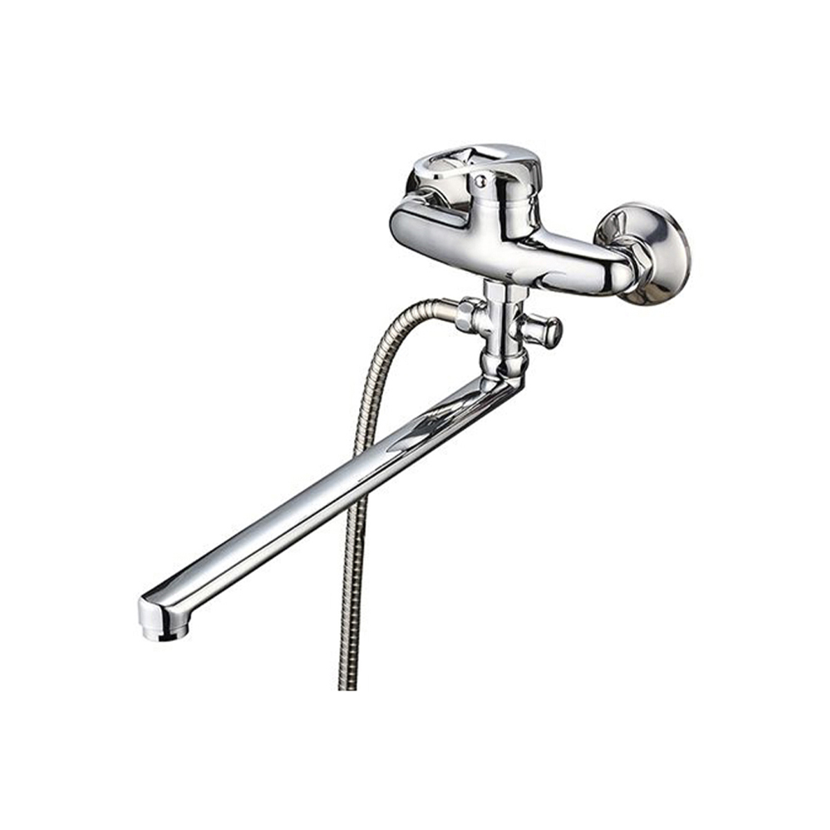 Изображение товара Смеситель для ванны Профсан 50145 однорычажный с душевой лейкой хром