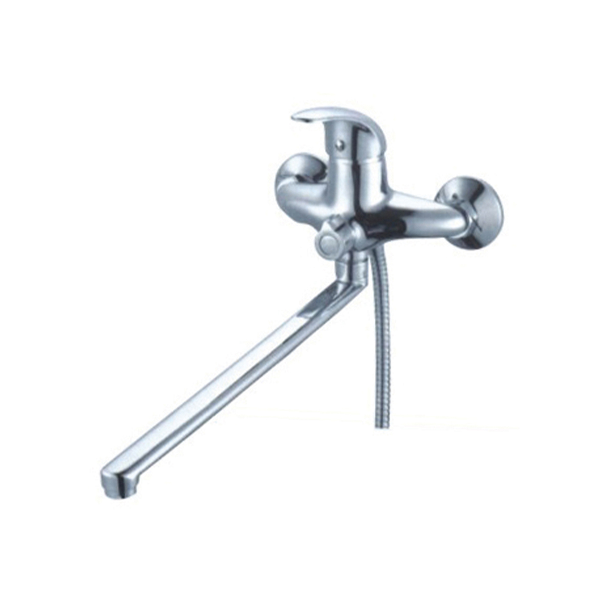 Изображение товара Смеситель для ванны Fauzt 46874 однорычажный с душевой лейкой цвет хром