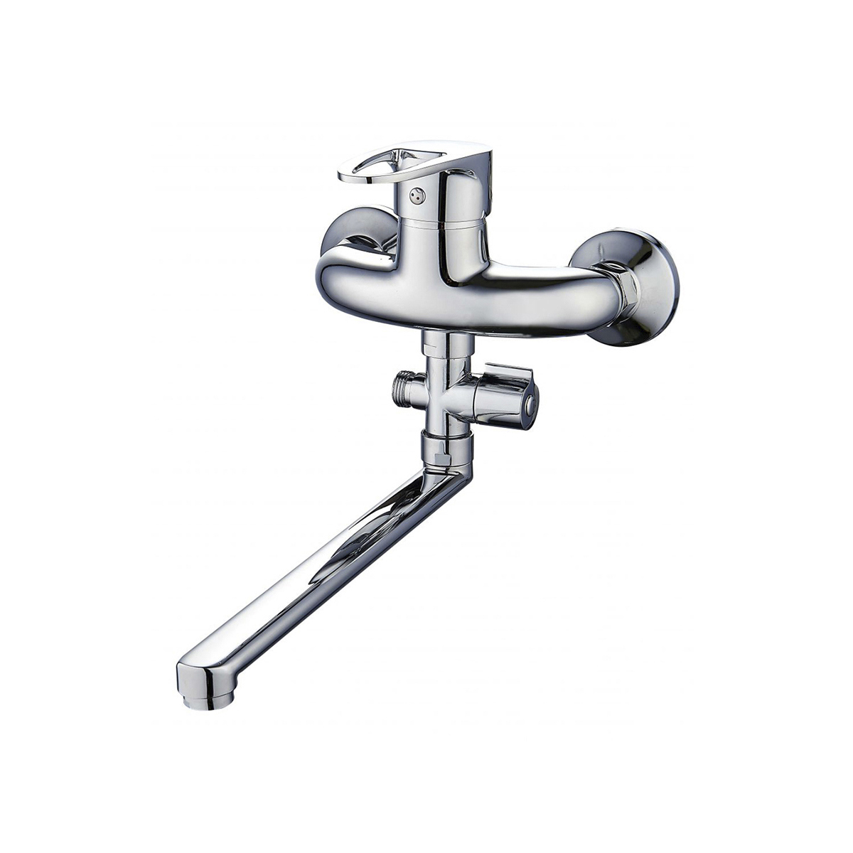 Изображение товара Смеситель для ванны Fauzt 46882 однорычажный с душевой лейкой хром