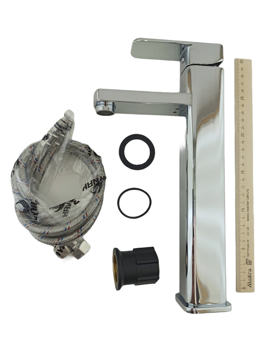 Изображение товара Смеситель для раковины Mynah M1004-28 однорычажный цвет хром