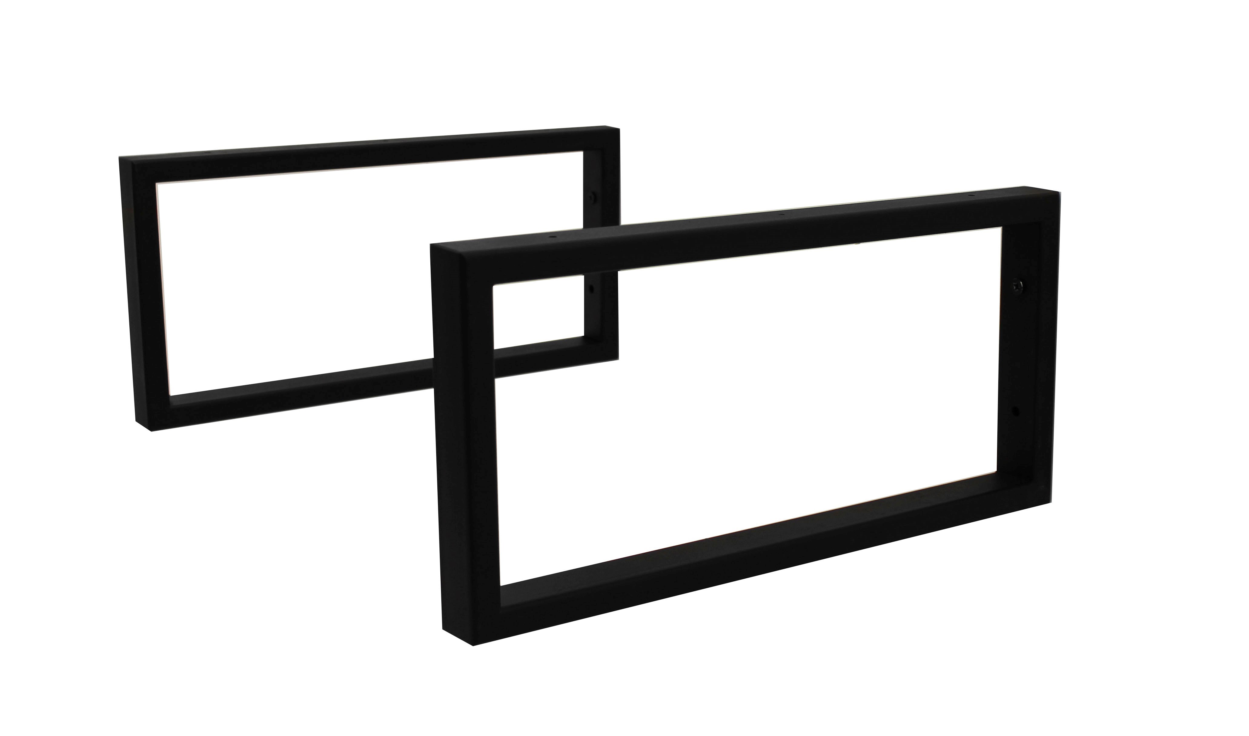 Изображение товара Кронштейны для раковины LE MAN Gland loft 7.KM.CH.2 480x230 мм черные