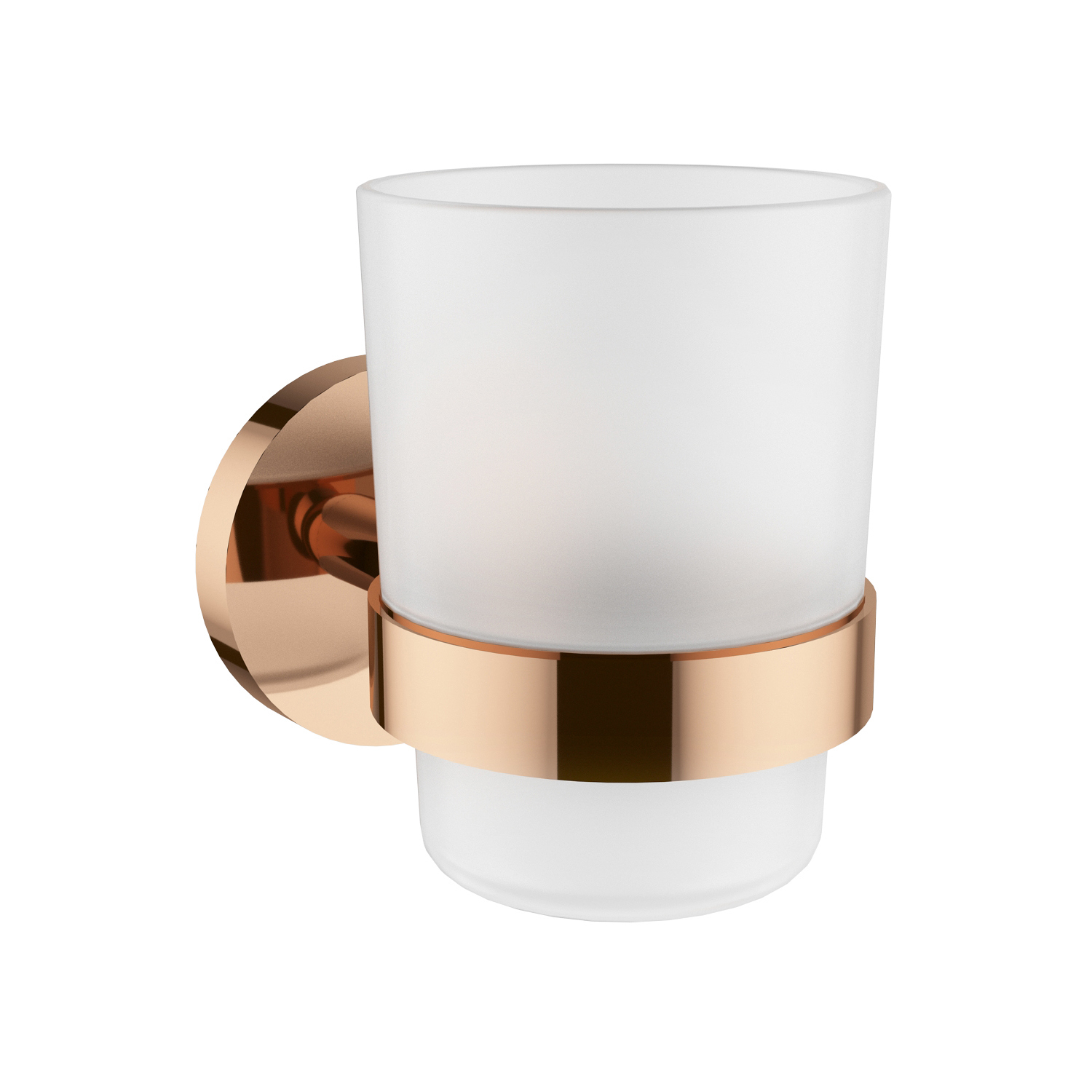 Изображение товара Стакан для зубных щеток Wellsee 182509000 стекло цвет розовый