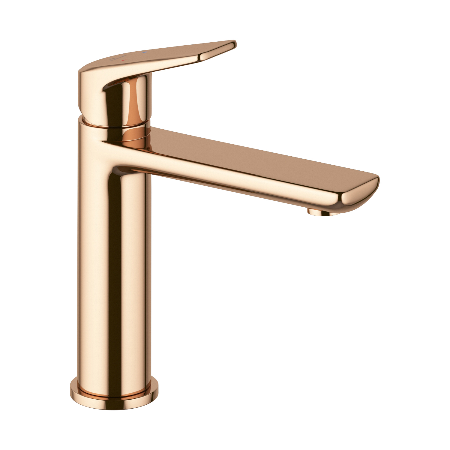 Изображение товара Смеситель для раковины Wellsee ICON! for life 182304000 розовое золото однорычажный