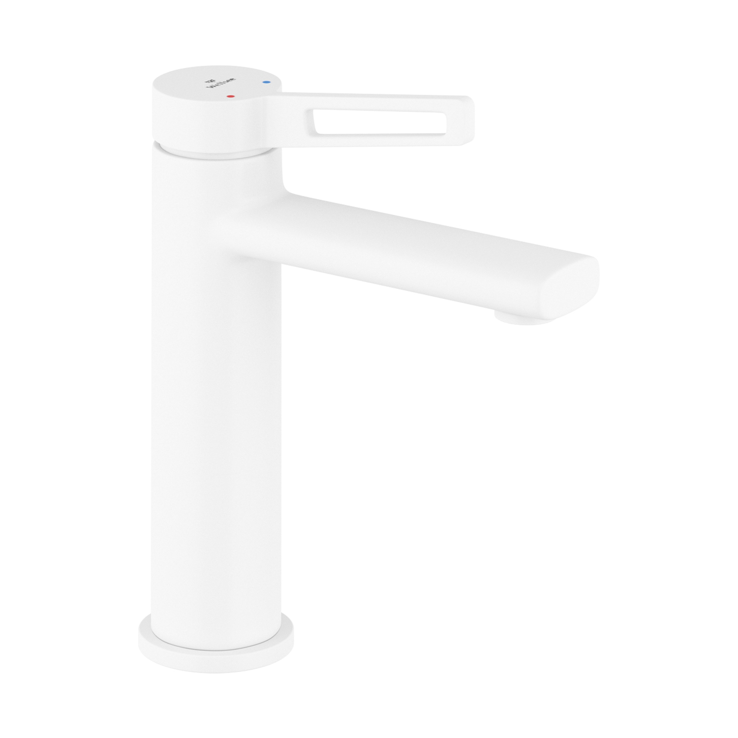 Изображение товара Смеситель для раковины Wellsee ONCE! and forever 182405000 белый матовый