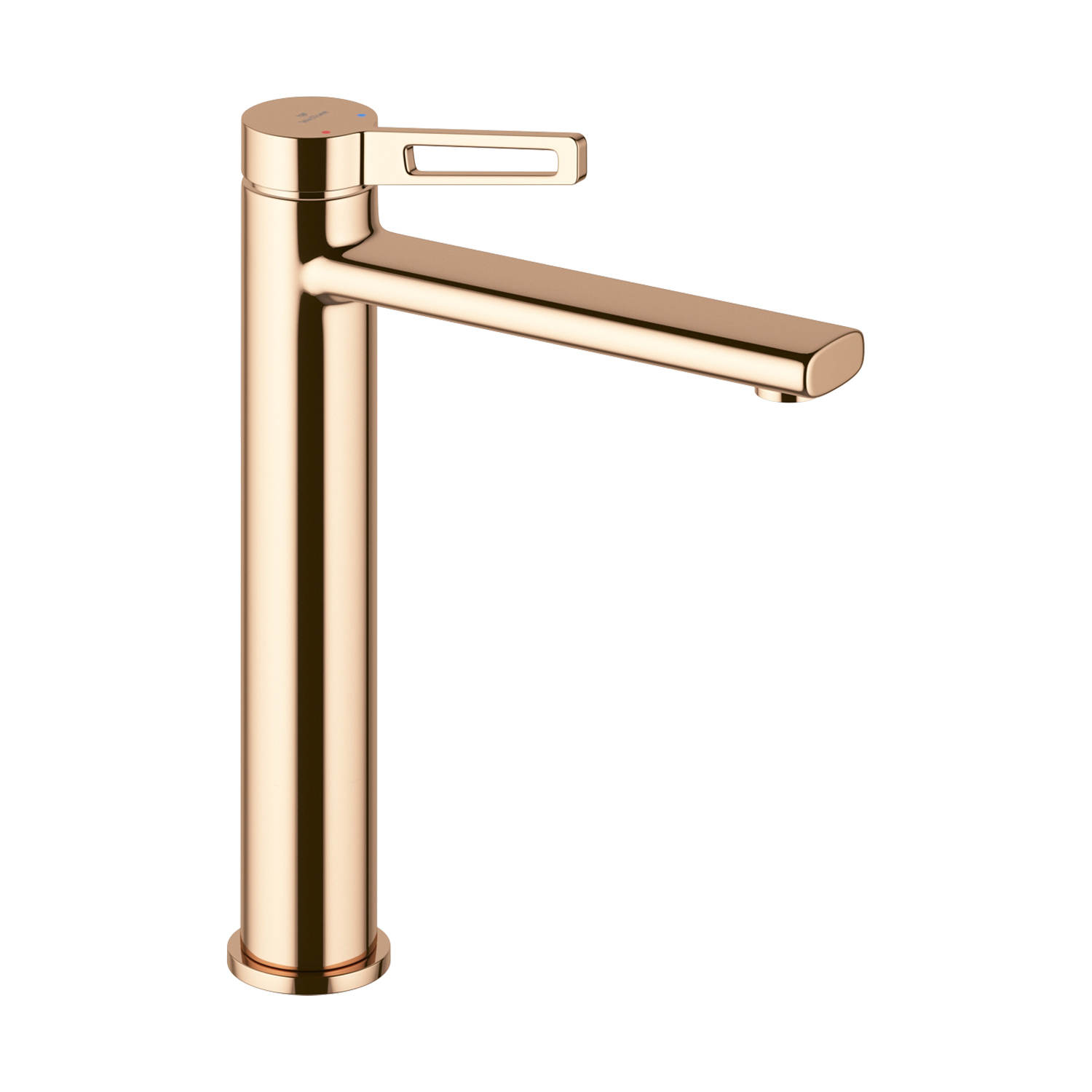 Изображение товара Смеситель для раковины Wellsee ONCE! and forever розовое золото однорычажный