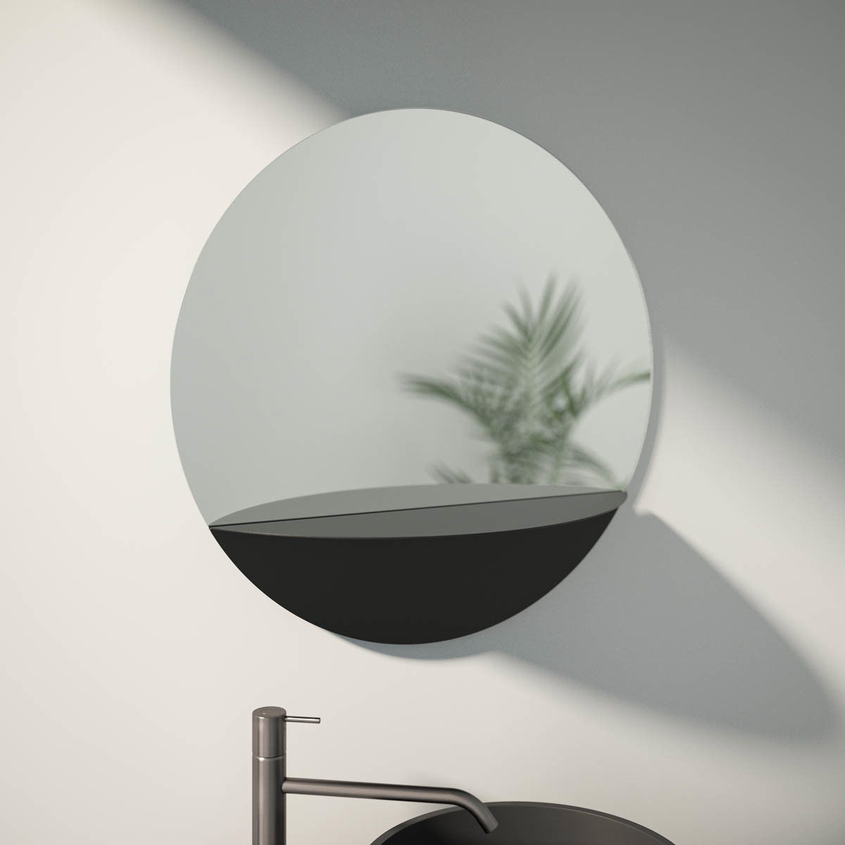 Изображение товара Зеркало для ванной Evoform BY 0562 с полкой 70x70см