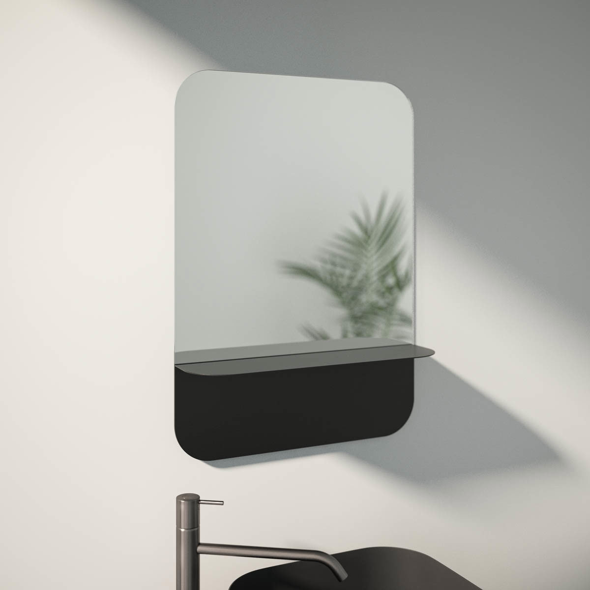 Изображение товара Зеркало для ванной Evoform BY 0551 с полкой 50x70см