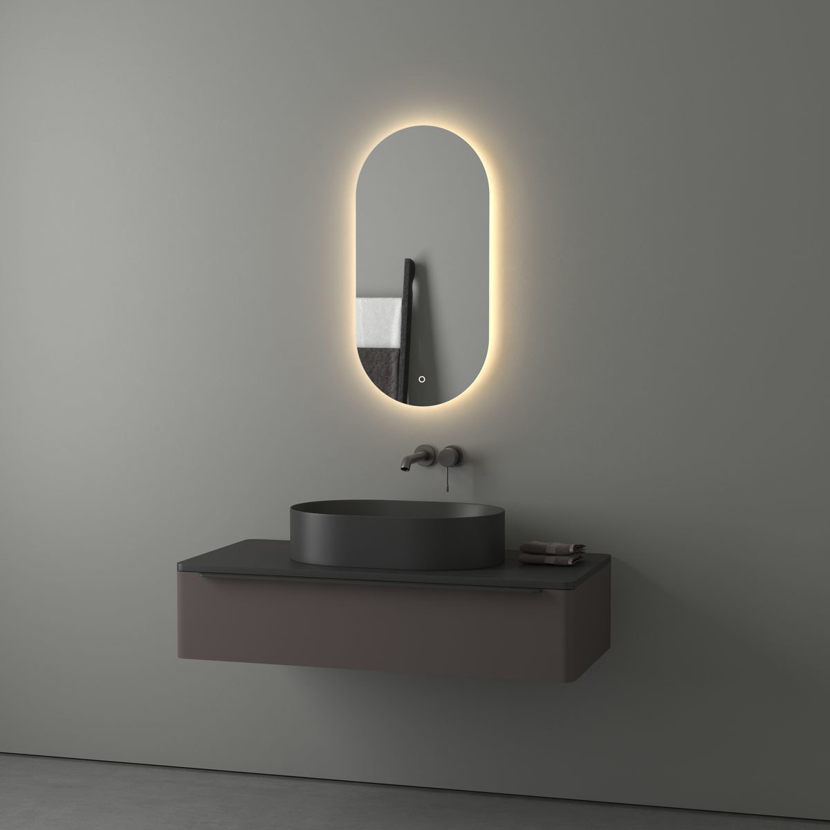 Изображение товара Зеркало для ванной Evoform BY 2696 с подсветкой 40x80см Изображение товара Зеркало для ванной Evoform BY 2696 с подсветкой 40x80см