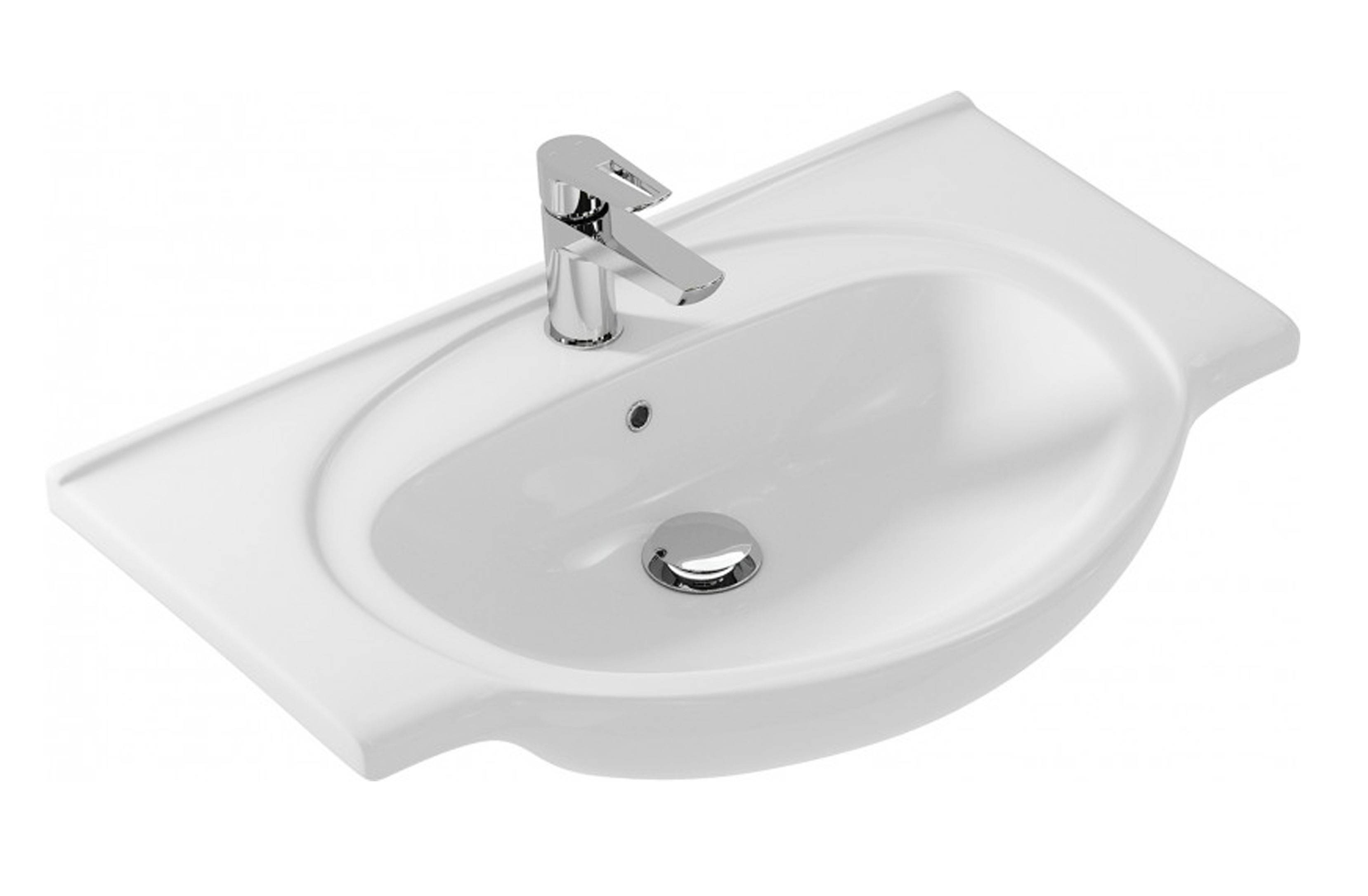 Изображение товара Раковина подвесная Azario teo 70см цвет белый