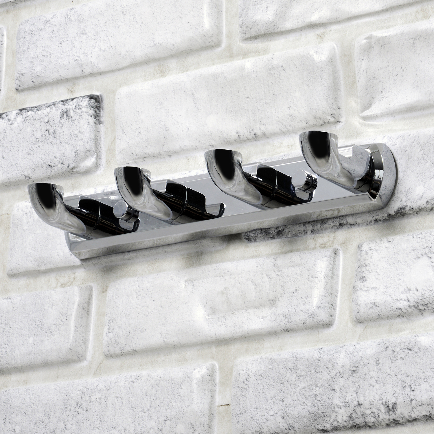 Изображение товара Крючки для ванной Wasserkraft K-8374 4 шт хром металлические стильные