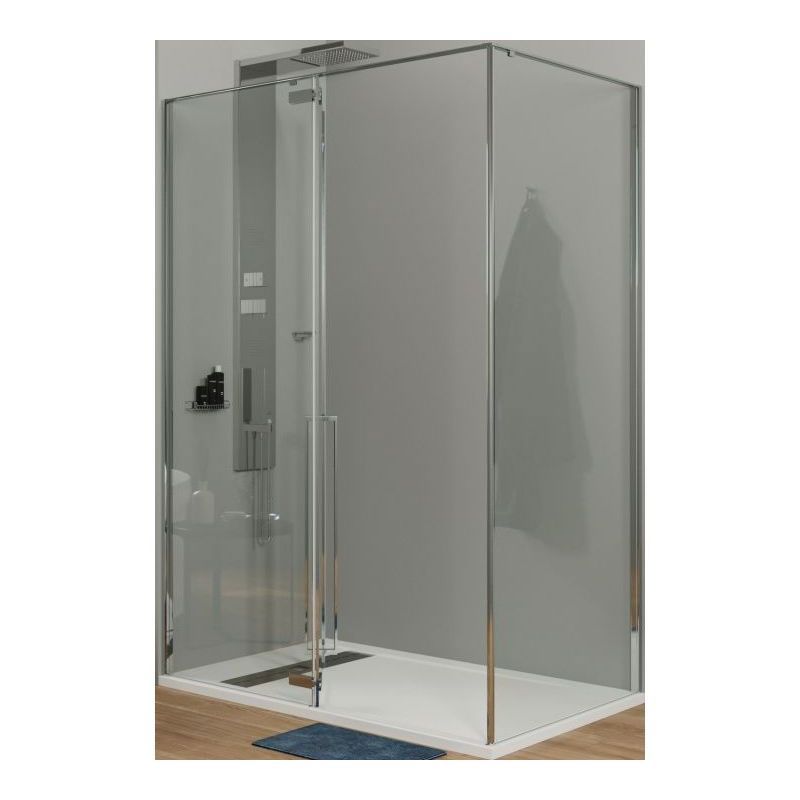 Изображение товара Душевой уголок Allen Brau 00264973 прямоугольник 140x90 см хром стекло 8 мм Fantasy