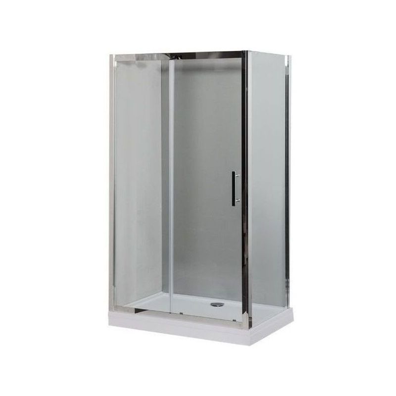 Изображение товара Душевой уголок Aquanet 150x80 см прямоугольный раздвижной с прозрачным закаленным стеклом