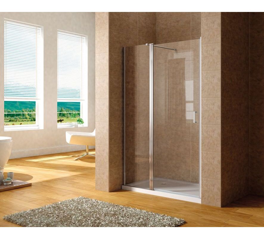 Изображение товара Душевая дверь Aquanet 00243621 121.5см эффект стекла прозрачный распашной