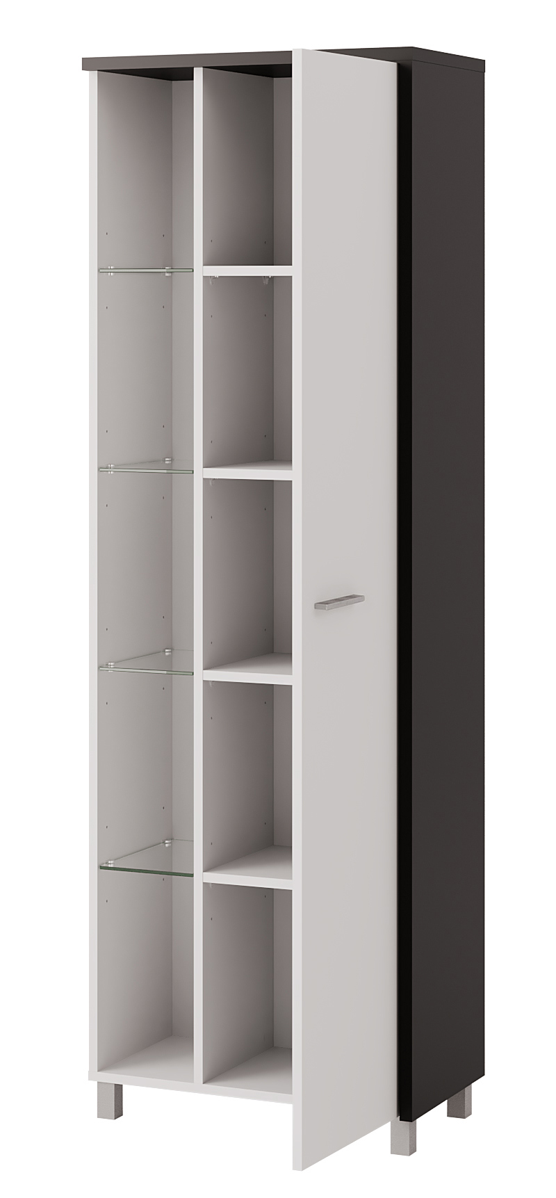 Изображение товара Шкаф-пенал Lazurit Белла 7084 60x182 см — белый матовый