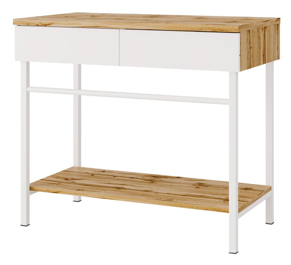 Изображение товара Тумба под раковину Lazurit 8004 Лофт 87.6 см, дуб