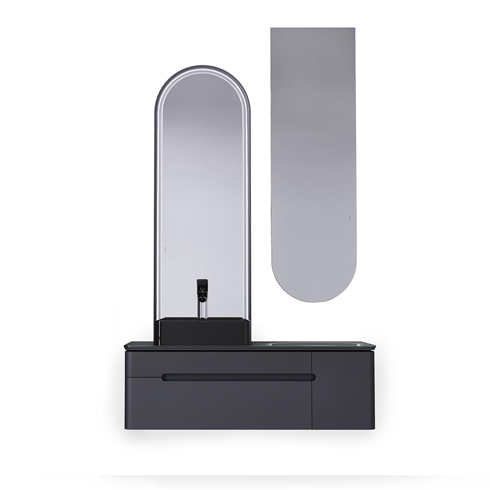 Изображение товара Тумба под раковину подвесная Jorno Shi.01.120/P/A 39.4см цвет серый