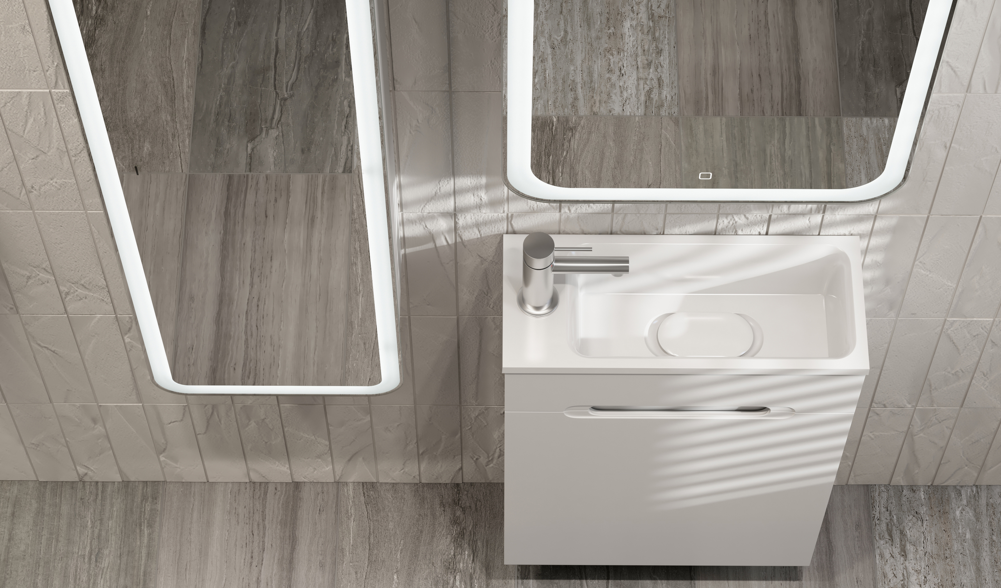 Изображение товара Раковина накладная Jorno Modul 50см цвет белый