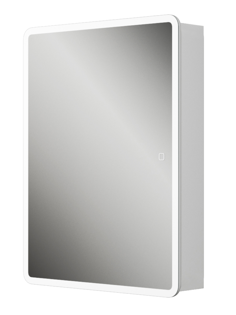 Изображение товара Зеркальный шкаф Bauedge Stil BS5080W с LED подсветкой 50x80см Россия