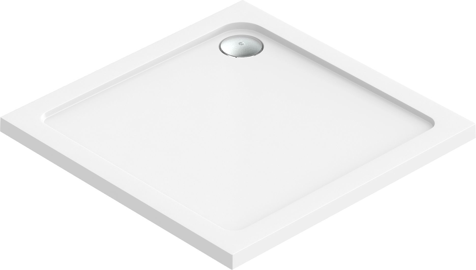 Изображение товара Душевой поддон BAS ПН00050 квадрат 100% акрил 90x90см