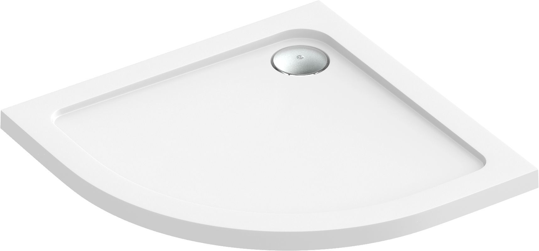 Изображение товара Душевой поддон BAS ПН00066 1/4 круга 100% акрил 80x80см