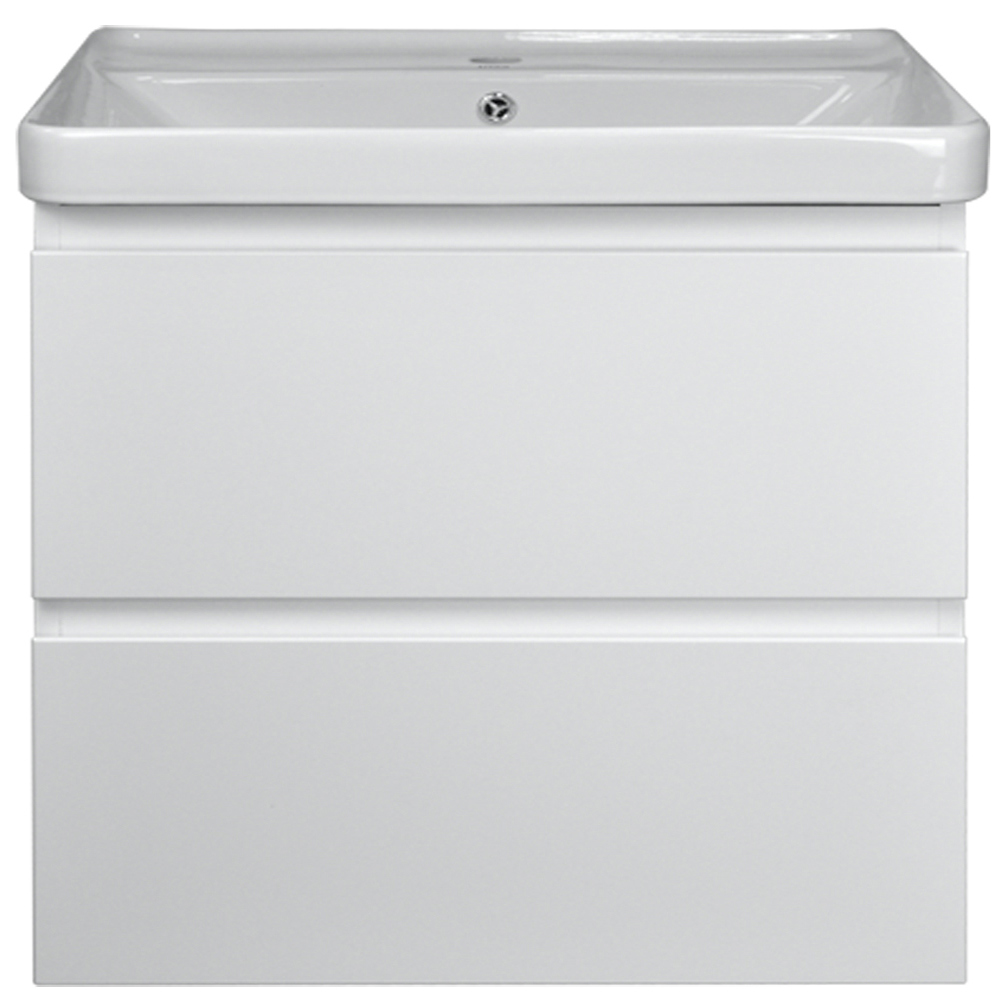 Изображение товара Тумба под раковину подвесная Azario CS00080142 81см цвет белый, с раковиной