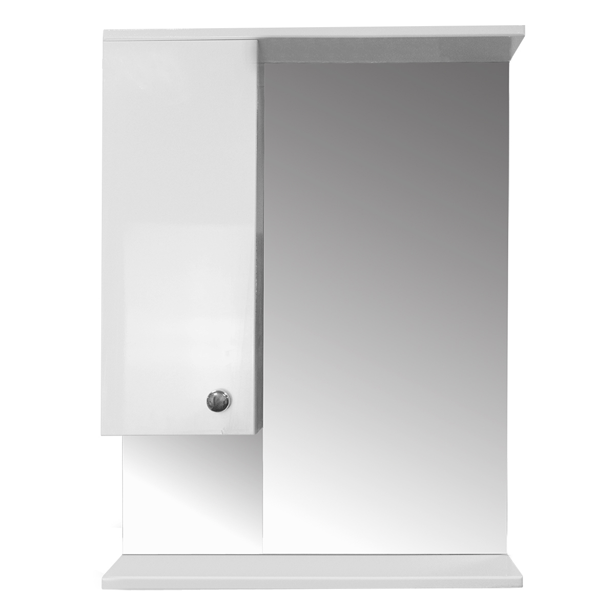 Изображение товара Шкаф для ванной Loranto Моника 60x69,5 Белый с зеркалом