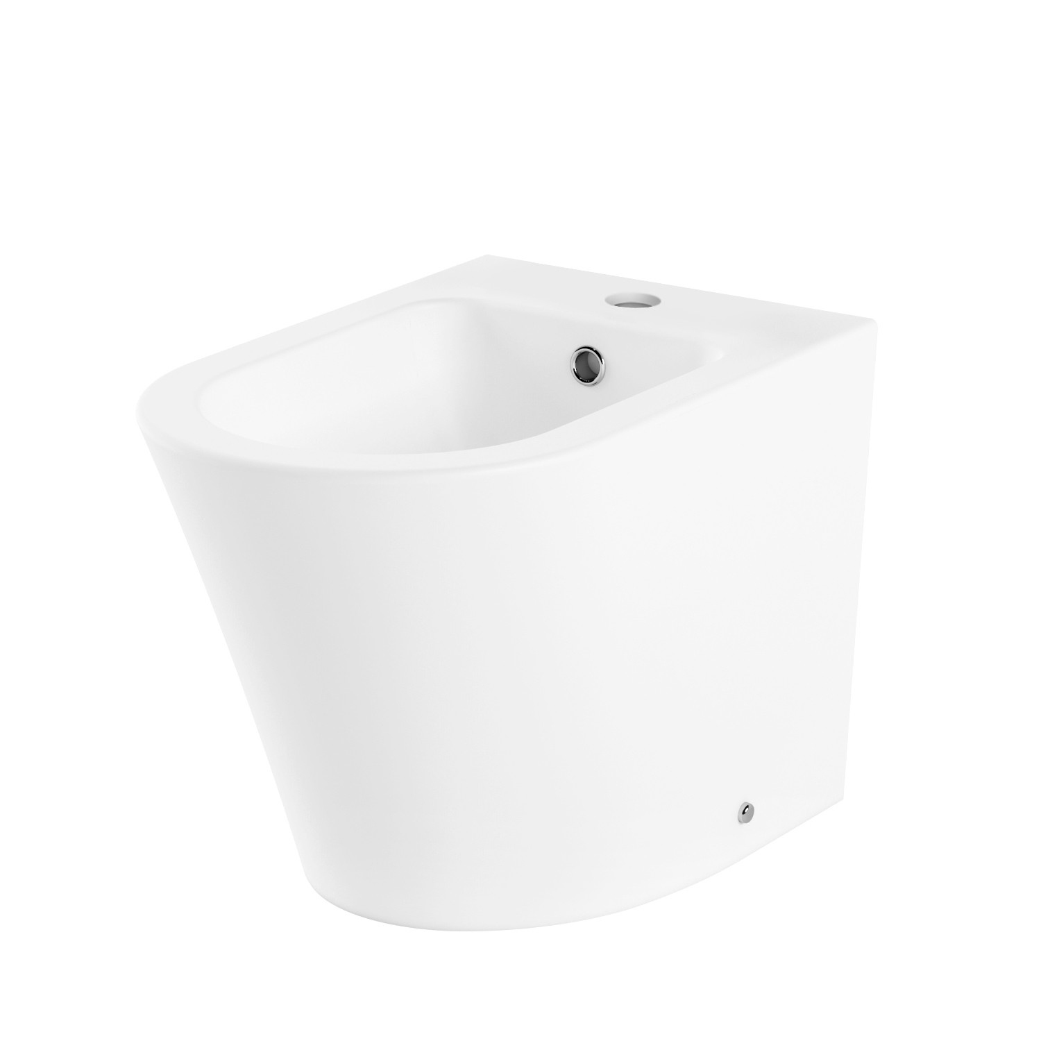 Изображение товара Биде напольное Lavinia Boho Biore 33040050 с отверстием под смеситель, фарфор, цвет белый глянец