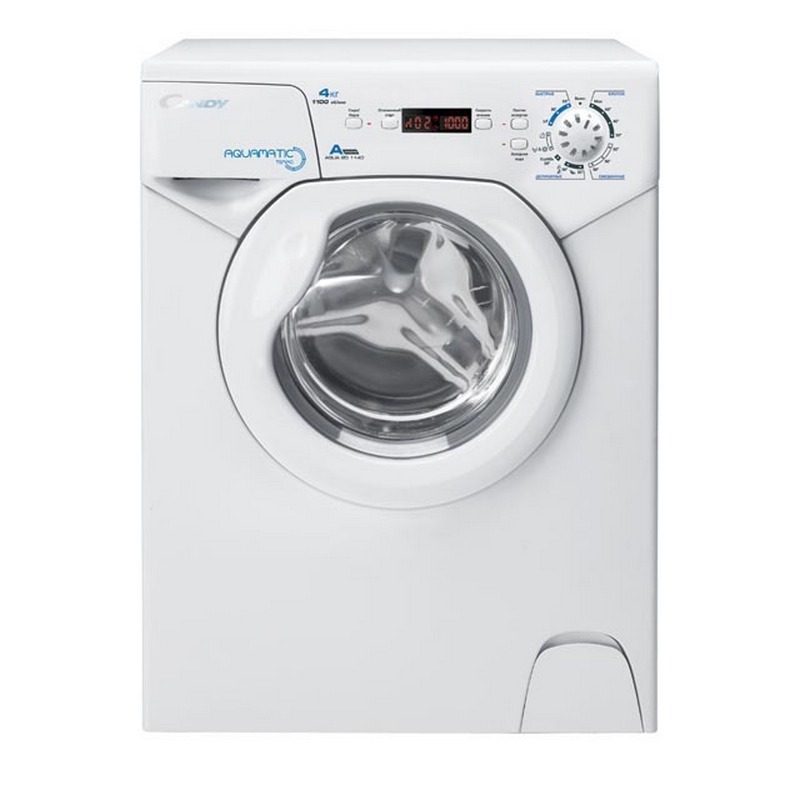 Изображение товара Стиральная машина Candy Aqua 2d1140-07 51x70x43 см 4 кг цвет белый Изображение товара Стиральная машина Candy Aqua 2d1140-07 51x70x43 см 4 кг цвет белый