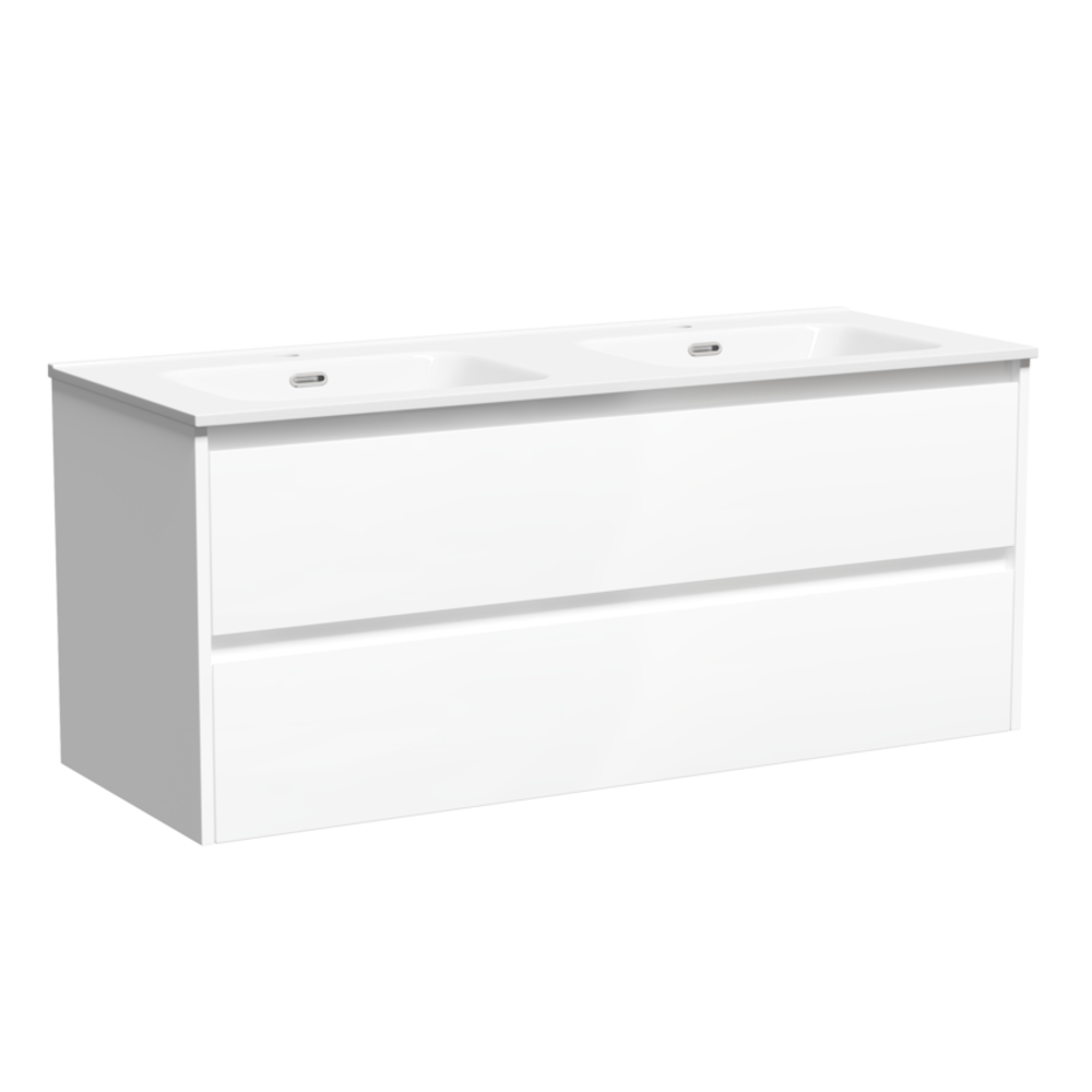 Изображение товара Подвесная тумба под раковину SANCOS Libra LB120-2W 119см белый глянец