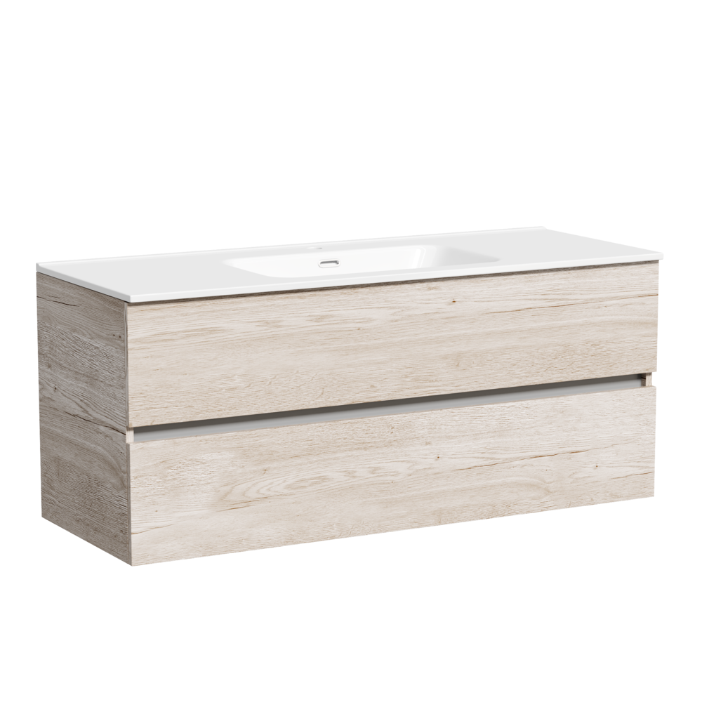 Изображение товара Подвесная тумба под раковину Sancos UR120-1EG из натурального дуба 119 см