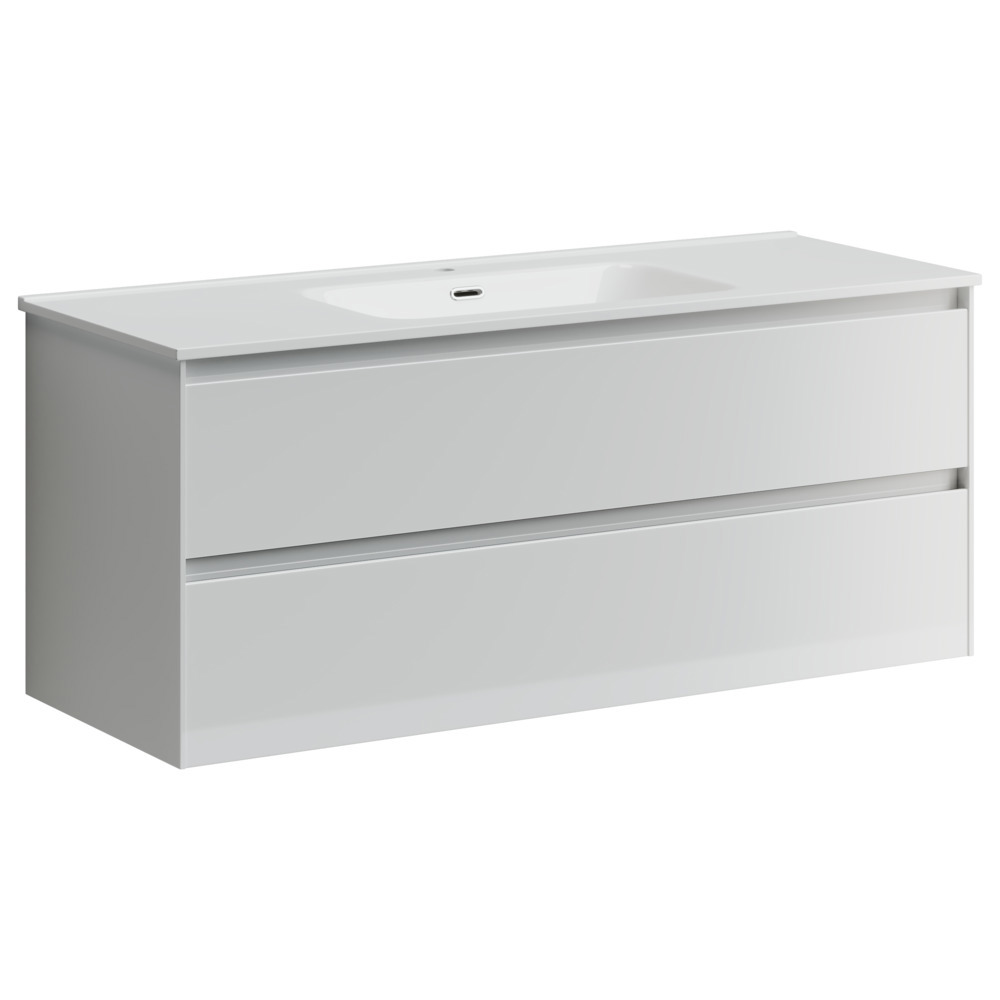 Изображение товара Тумба под раковину подвесная Sancos CN120-1W 119см цвет белый