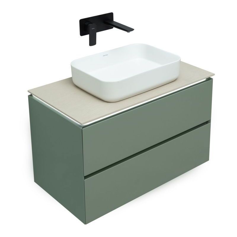 Изображение товара Тумба под раковину Allen Brau Infinity 84,2 см подвесная с LED подсветкой