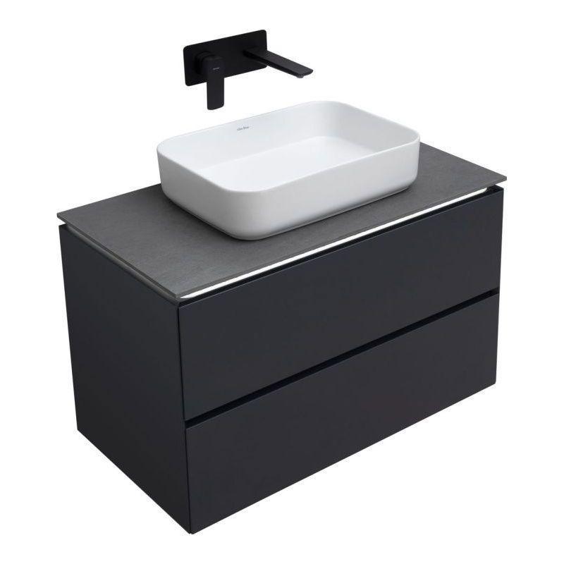 Изображение товара Тумба под раковину Allen Brau Infinity 84.2см подвесная с ящиками и LED-подсветкой