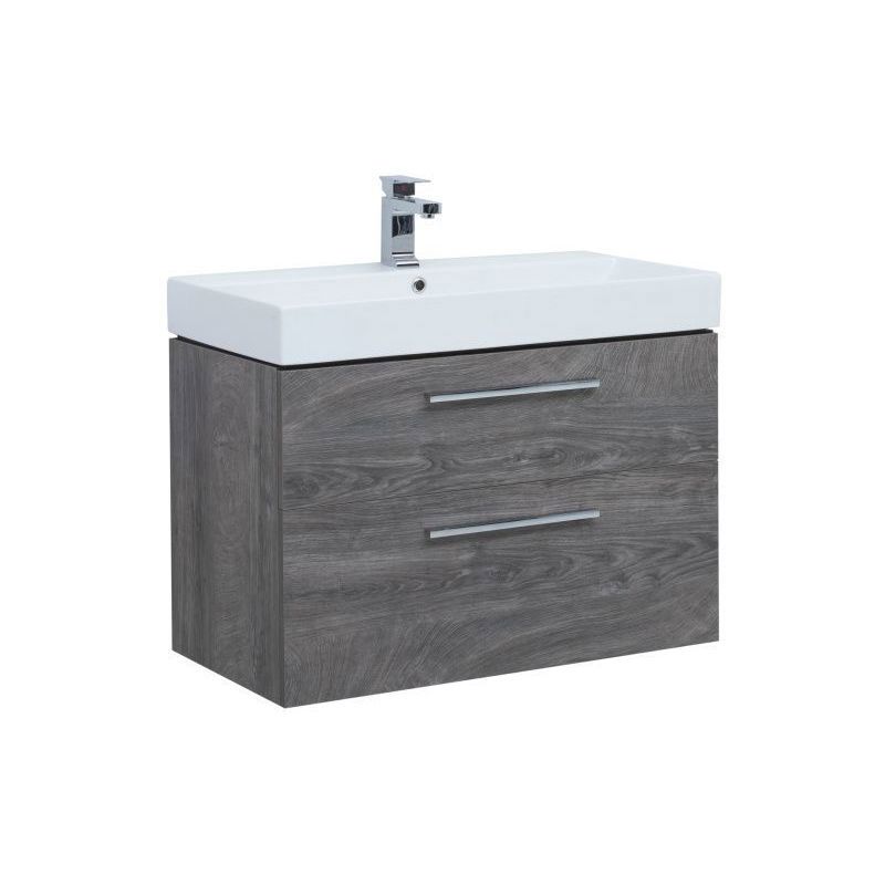 Изображение товара Тумба под раковину Aquanet Nova 00249921 85 см дуб рошелье напольная современная