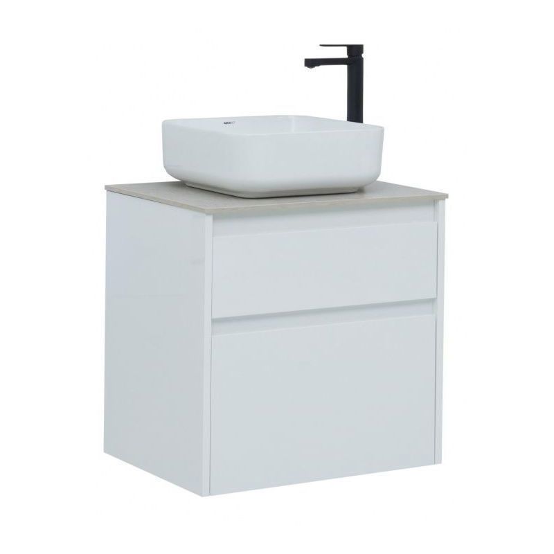 Изображение товара Подвесная тумба под раковину Aquanet Nova Lite 58 см белая Россия