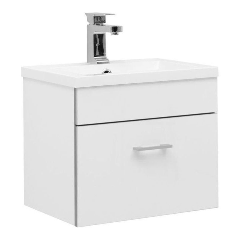 Изображение товара Тумба под раковину AQUANET Верона 00207765 49.2 см белый подвесная стильная