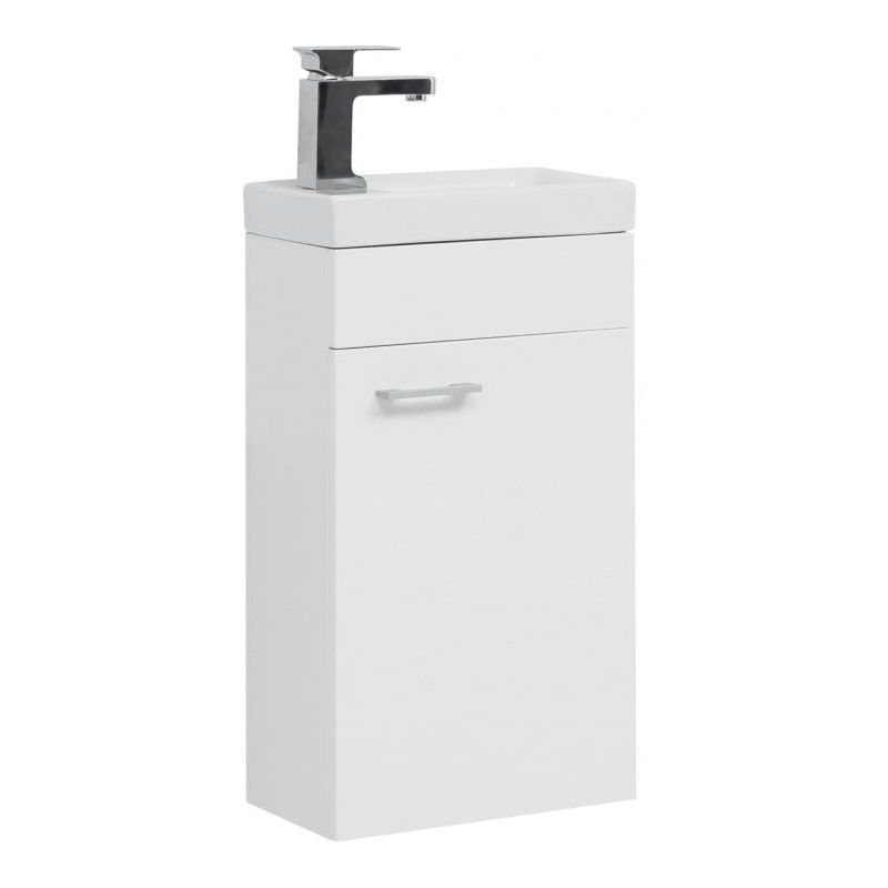 Изображение товара Тумба Aquanet Нота 39,1x65 см белая под накладную раковину