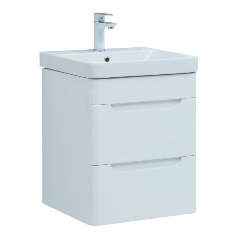 Изображение товара Тумба под раковину Aquanet София 00274171 подвесная белая 48.8см